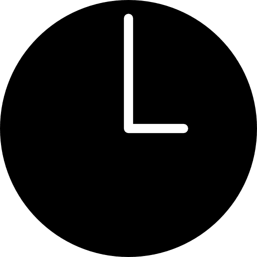 Clock time and date clock time icon Clock time and date clock time icon