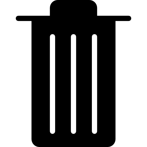 Trash bin rubbish can trash bin delete icon Trash bin rubbish can trash bin delete icon