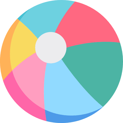 Beach ball beach ball fun summer icon