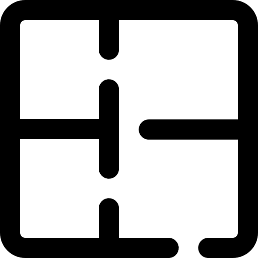 House plan draw plan art and design icon