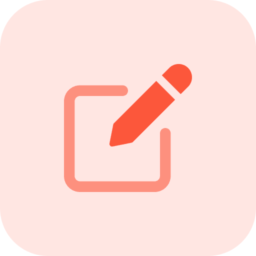 Edit document pen register icon
