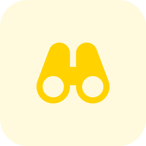 Binoculars ui binoculars data icon