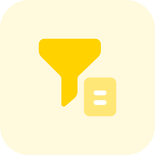 Filter interface filter web icon