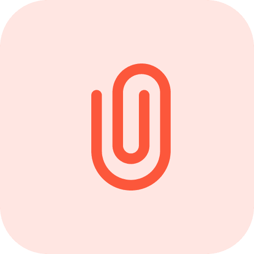 Paperclip clip interface edit tools icon