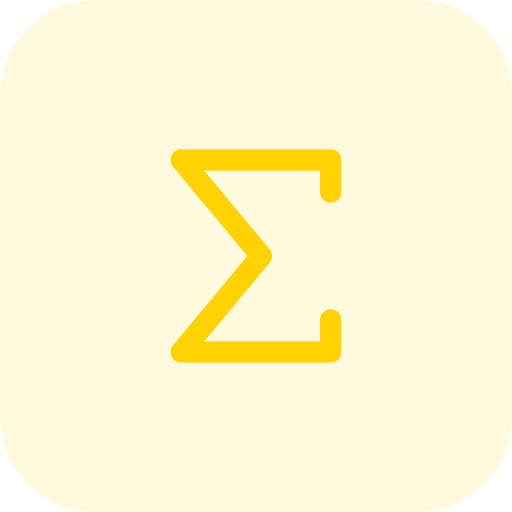 Sigma mathematical signs mathematics icon
