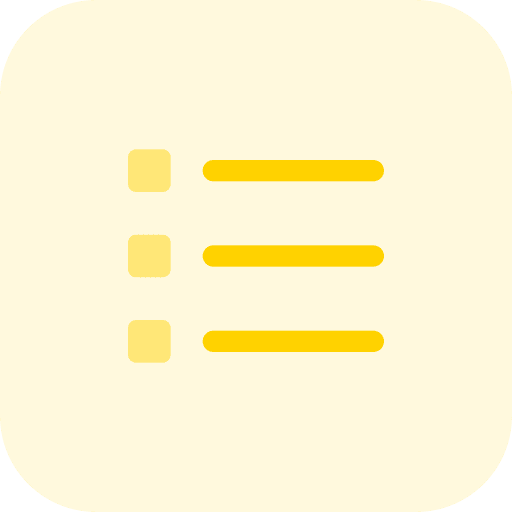 Square setup options interface icon