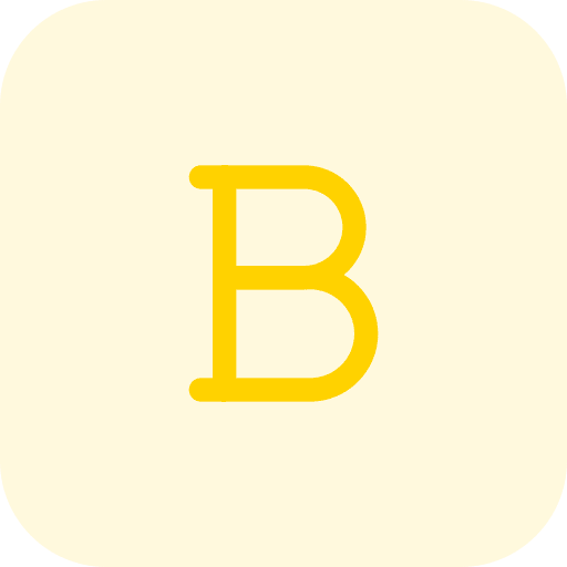 Bold bold interface bold text icon