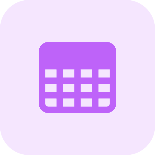 Calendar schedule date time icon