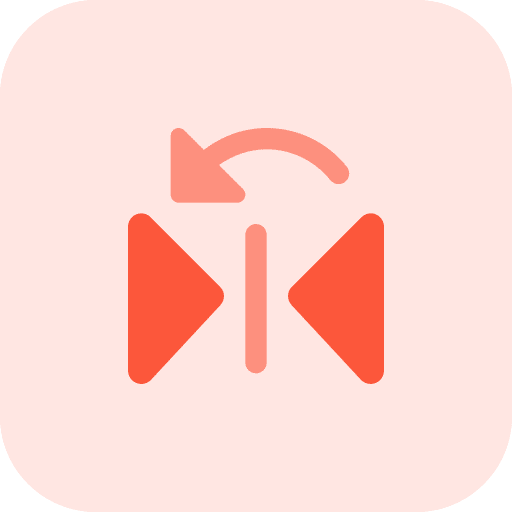 Flip symmetry mirror flip icon