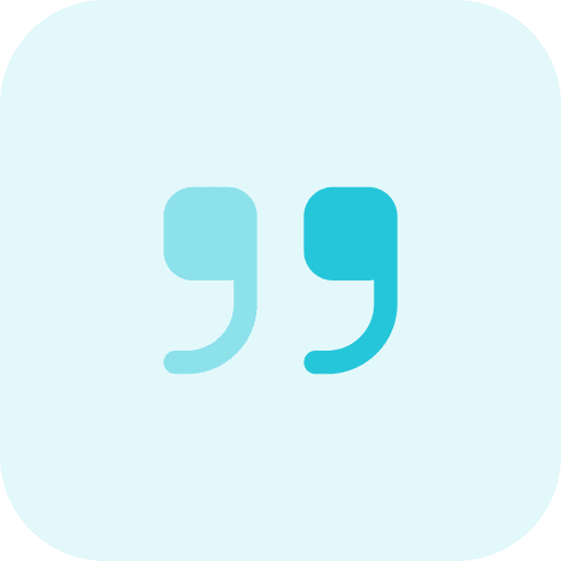 Quote top quote quotation mark icon