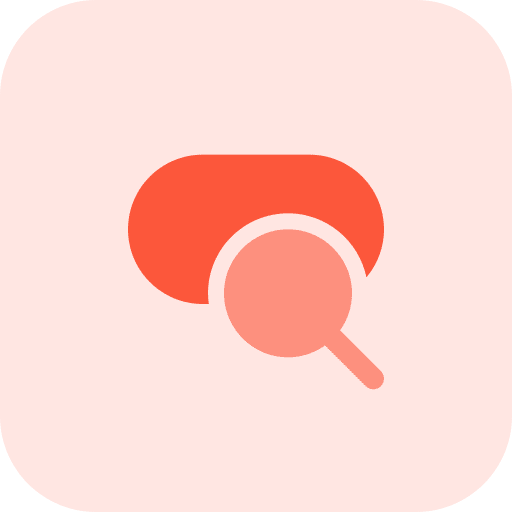 Search interface search loupe icon