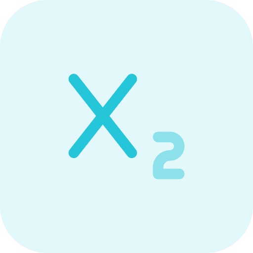 Subscript interface signs numbers icon