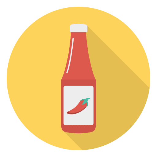 Chili sauce chili sauce bottle food icon