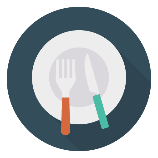 Cutlery fork cutlery knife icon