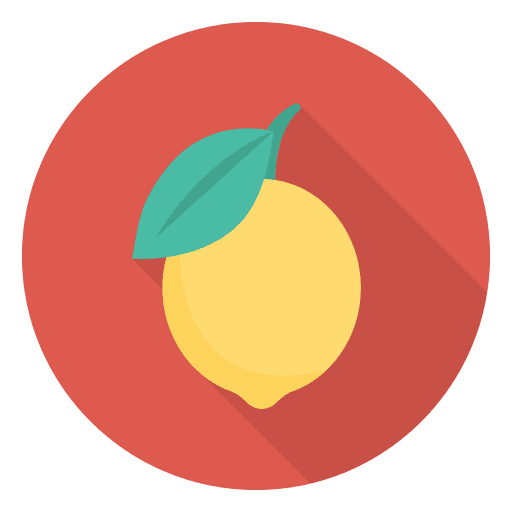 Lemon diet citrus organic icon