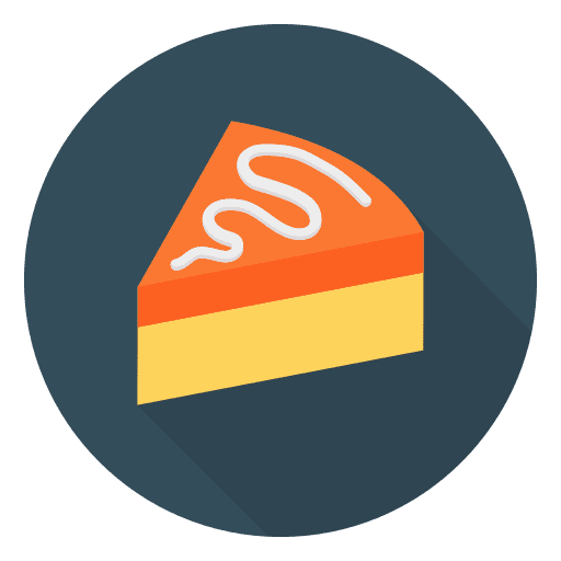 Piece of cake bakery dessert food and restaurant icon