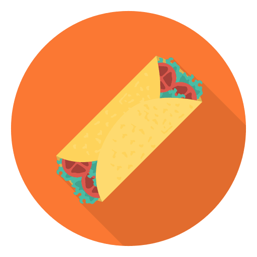 Shawarma meat fast food shawarma icon