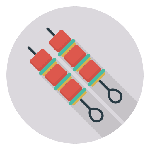 Skewers skewers meat grill icon