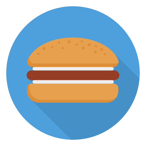 Burger junk food gastronomy sandwich icon