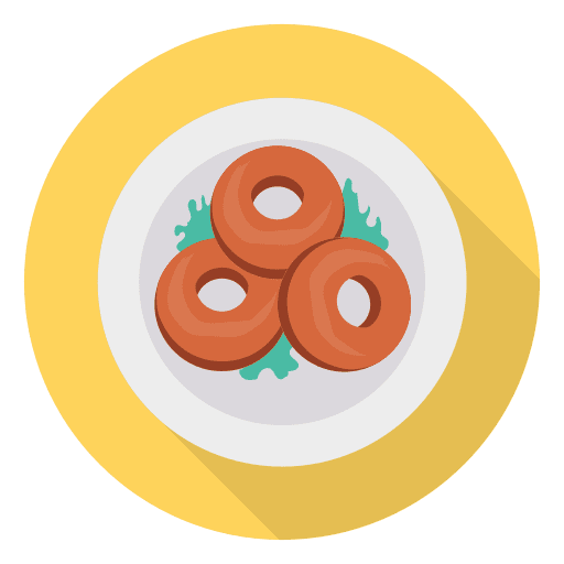 Donuts gastronomy food and restaurant doughnut icon