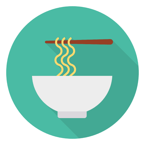 Noodles food and restaurant gastronomy noodles icon