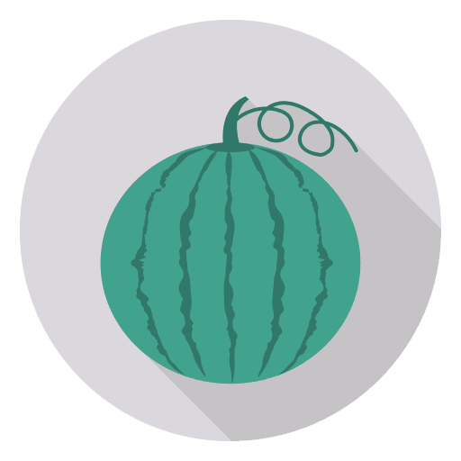 Watermelon vegan food and restaurant watermelon icon