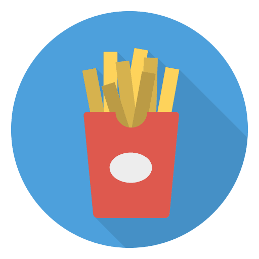 French fries food and restaurant potatoes fries icon