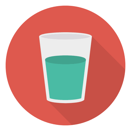 Glass hydratation food and restaurant glass icon