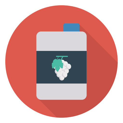 Grape juice organic vegetarian drink icon