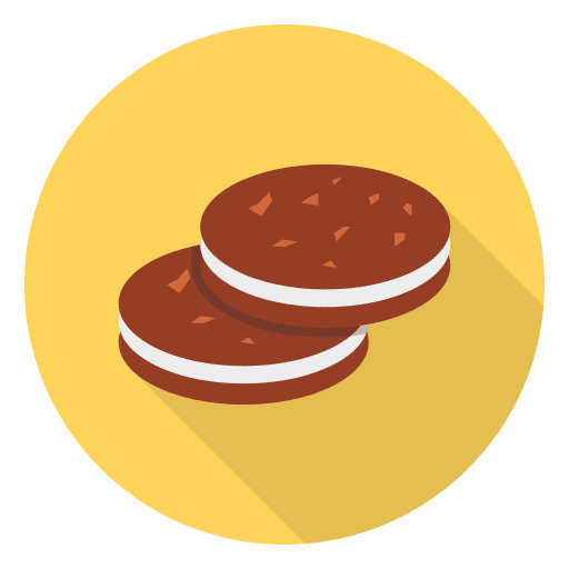 Biscuit cookie baker food and restaurant icon