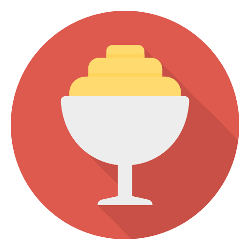 Ice cream food and restaurant summertime sweet icon