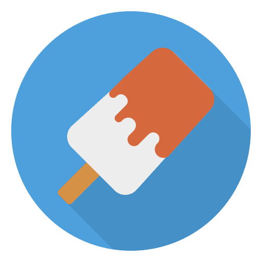 Ice cream sweet food dessert icon