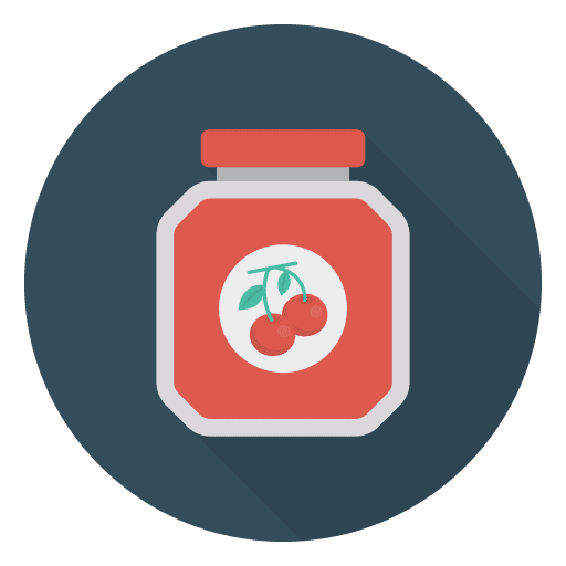 Jam conserve jam jar icon