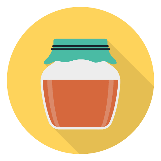 Jam conserve jar food icon