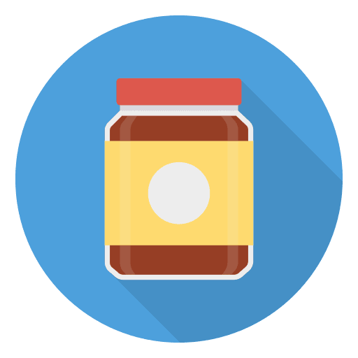 Jam food breakfast jar icon