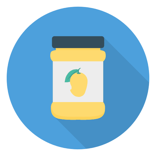 Jam jar breakfast jam icon