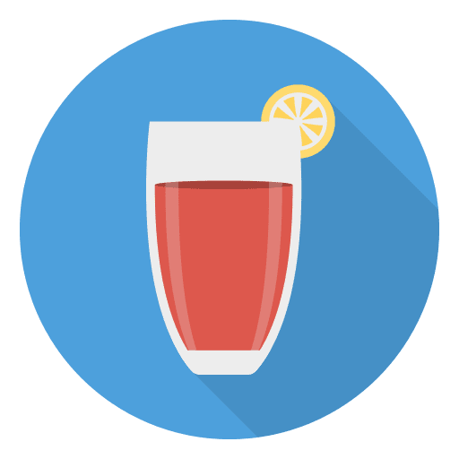 Juice beverage drink food icon