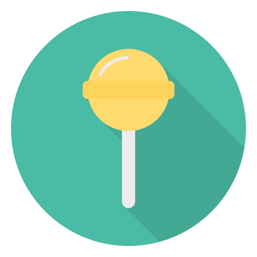 Lollipop candy sweet popsicle stick icon