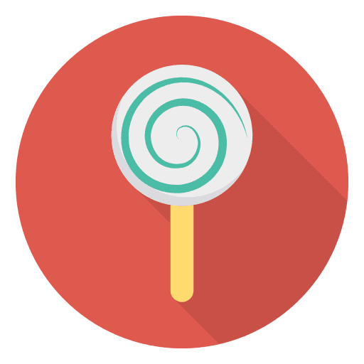 Lollipop dessert candy food and restaurant icon