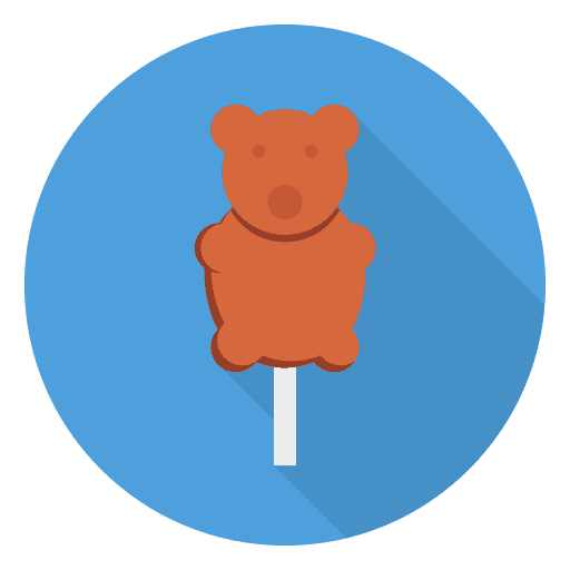 Lollipop sugar candy sweet icon