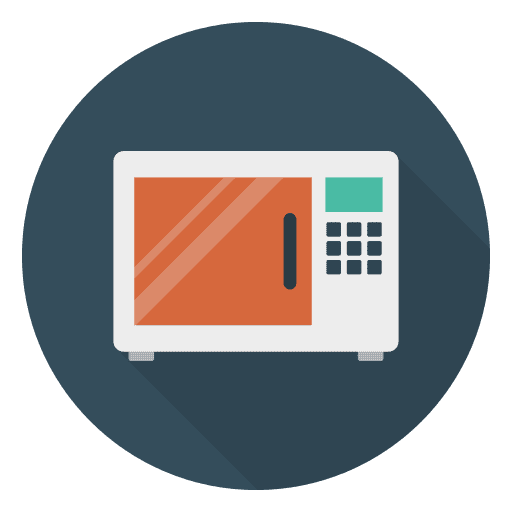 Microwave oven electronics kitchenware technology icon