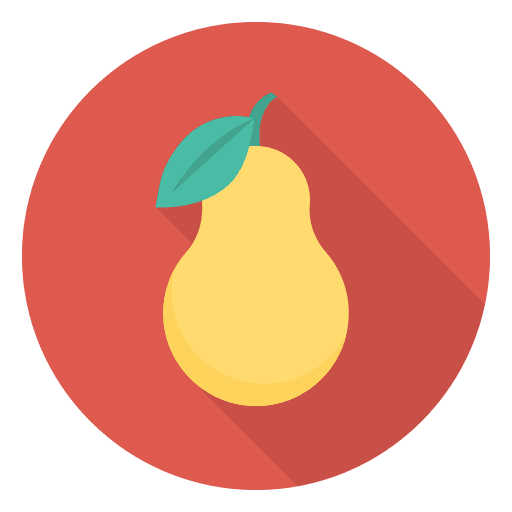 Pear diet food food and restaurant icon