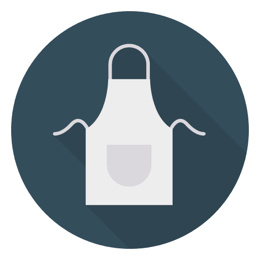 Apron fashion apron food and restaurant icon