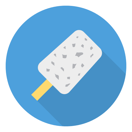 Popsicle summertime ice cream sugar icon