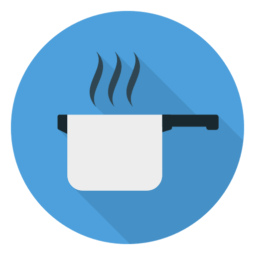 Pot cooking kitchenware restaurant icon