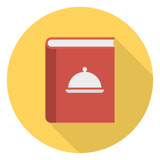 Recipe book book recipe book kitchen icon