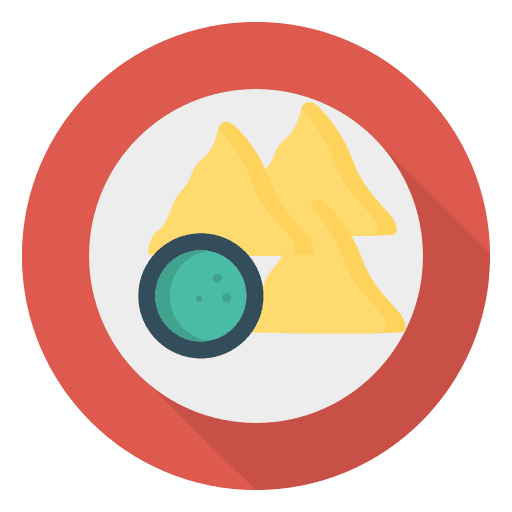 Samosa samosa nutrition gastronomy icon