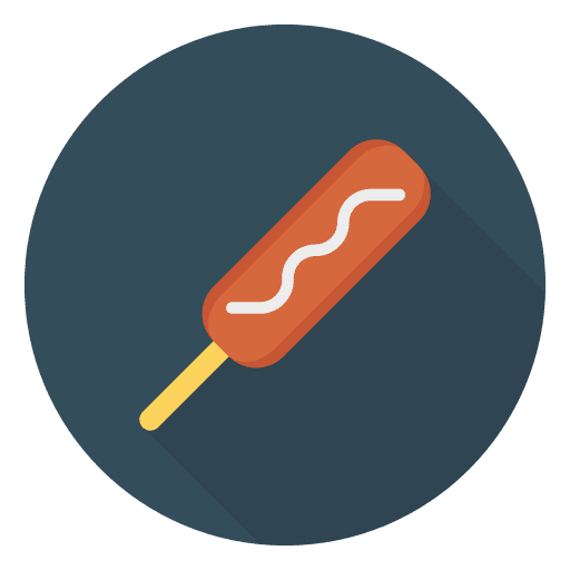 Sausage fast food food nutrition icon