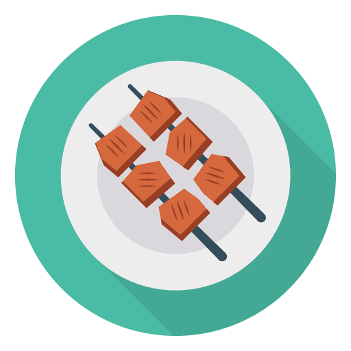 Skewer vegetarian skewer healthy food icon