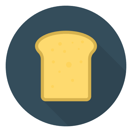 Bread bakery breakfast bread icon